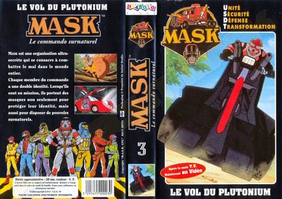 M.A.S.K. M.A.S.K. VHS France black no. 3